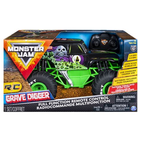 grave digger monster jam mini playset|largest remote control monster truck.